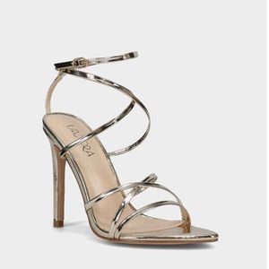 Novus Gold metallic heels